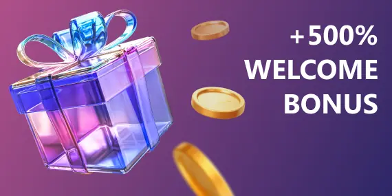 +500% deposit bonus 1win